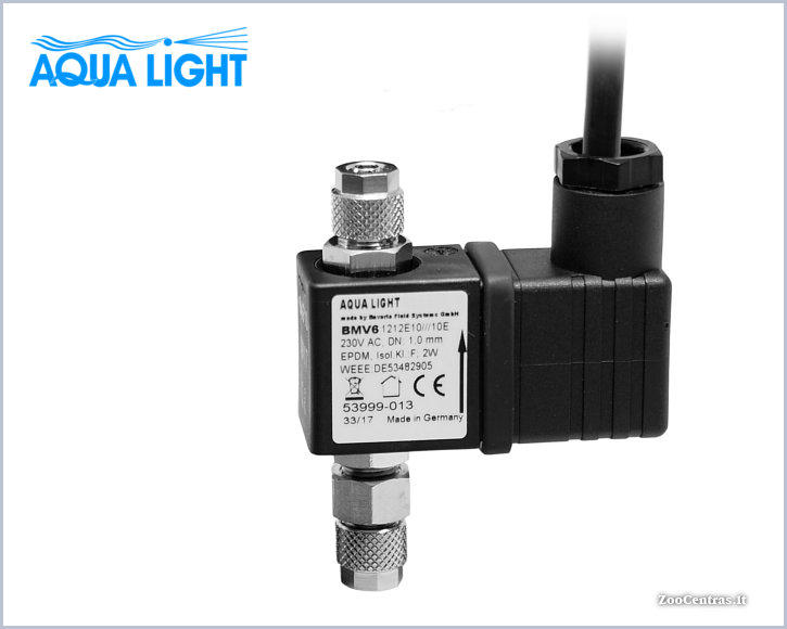 Aqua Light - Elektromagnetinis CO2 vožtuvas, 230V