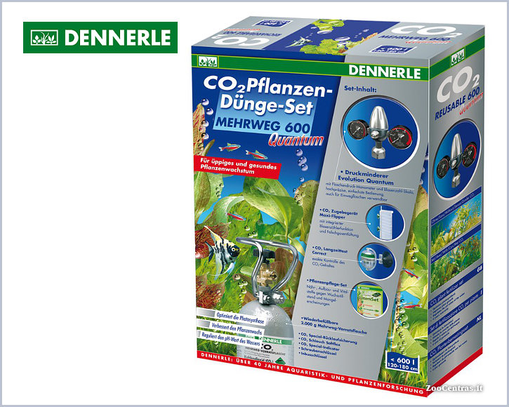 Dennerle - QUANTUM 600, CO2 rinkinys su pildomu balionu