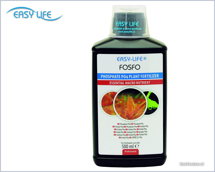 Easy Life - FOSFO, Fosforo trąšos akvariumo augalams 500 ml