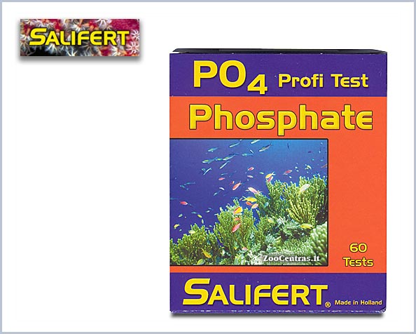 Salifert - PO4 (Fosfatų), Vandens testas