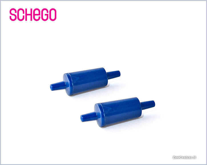 Schego - Apsauginis (atbulinis) vožtuvas žarnelei 4/6mm, 2vnt.
