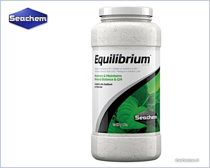 Seachem - Equilibrium, Mineralinė druska osmosiniam vandeniui 600 g