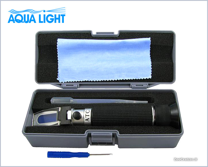 Aqua Light - Refraktometras 1.000-1.070 SG / 0-100 PSU