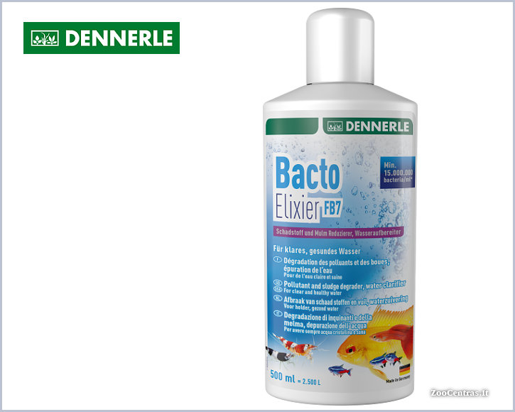 Dennerle - BACTO ELIXIER FB7, Biologinis aktyvatorius 500 ml