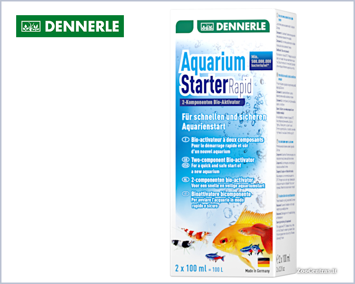 Dennerle - AQUARIUM STARTER RAPID, 2 x 100 ml