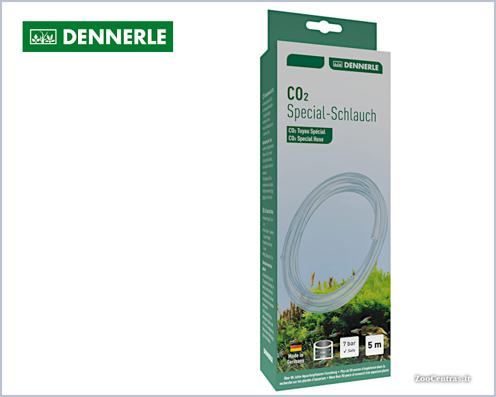 Dennerle - CO2 Special Hose, Lanksti CO2 žarna 4/6mm, permatoma, 5m