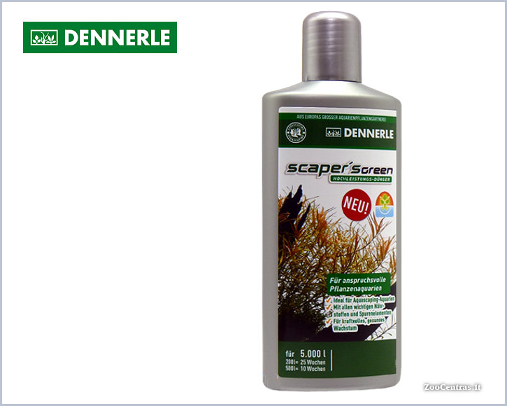 Dennerle - Scapers GREEN,  Trąšos akvariumo augalams 500 ml