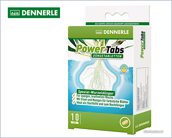Dennerle - Power Tabs, Gruntinės trąšos augalams, 10 tablečių