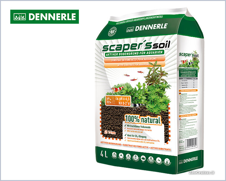 Dennerle - Scapers Soil, Substratas akvariumo augalams 4 L