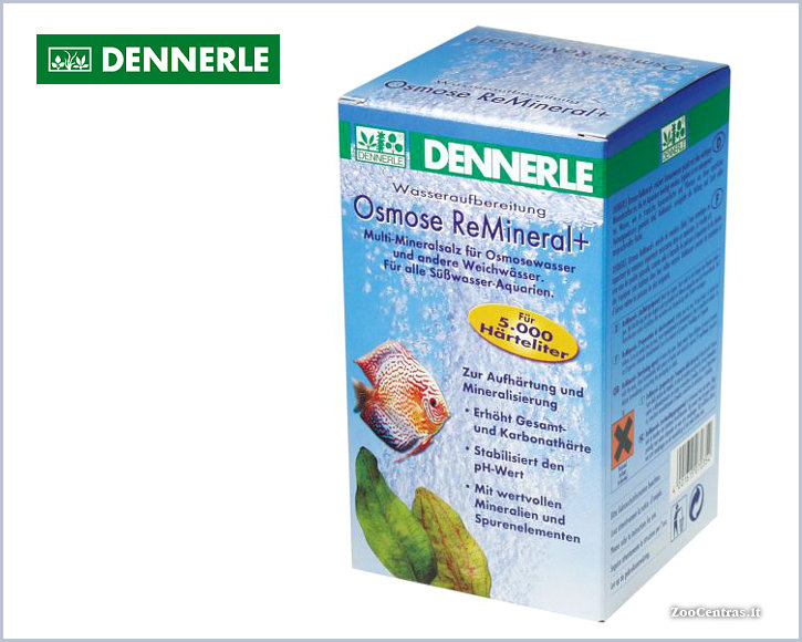 Dennerle - ReMineral+, Mineralinė druska osmosiniam vandeniui 250 g