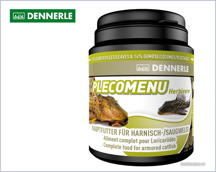 Dennerle - PLECOMENU HERBIVORE, Pašaras dugninėms žuvims 72 g