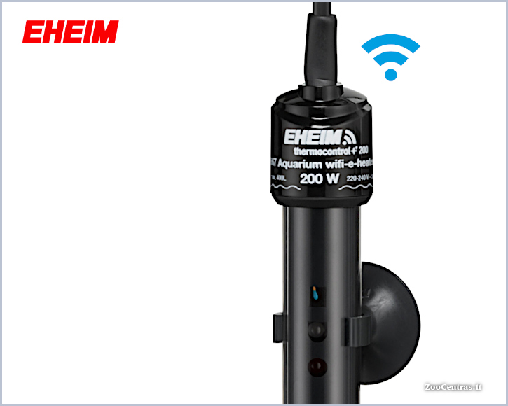 Eheim - Thermocontrol+ e200, Akvariumo vandens šildytuvas WiFi 200W