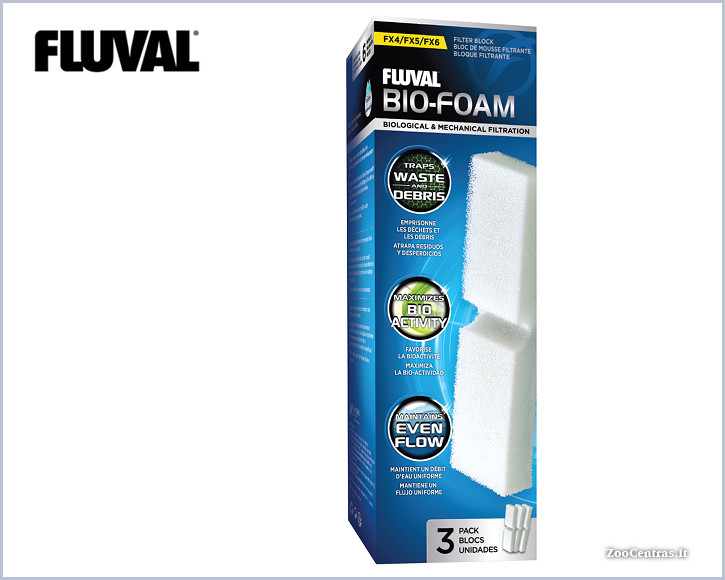 Fluval - Bio-Foam, Filtravimo kempinė FX4, FX5, FX6 (3vnt.)