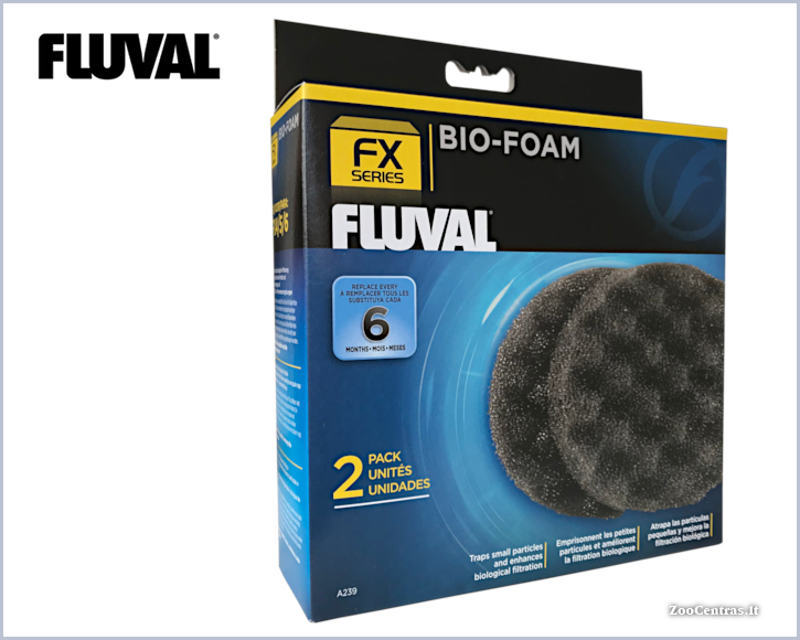 Fluval - Bio-Foam, Filtravimo kempinė FX4, FX5, FX6 (2vnt.)