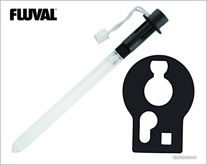 Fluval - FX UVC In-Line Clarifier, UV-C lempa ir tarpinė, 6W