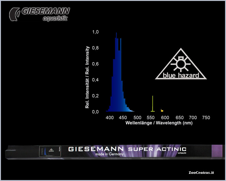 Giesemann - POWERCHROME T5 super actinic, Lempa 24w - 54,9cm