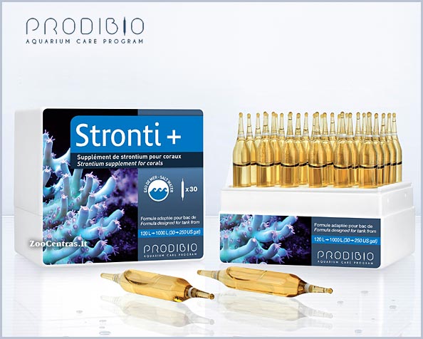 Prodibio - Stronti+, Stroncio papildas koralams 30 ampulių