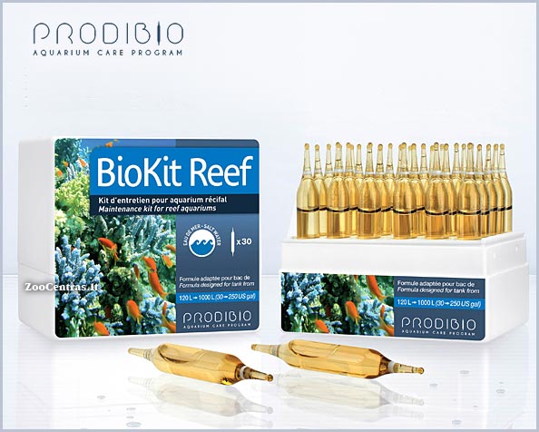 Prodibio - BioKit Reef, Akvariumo priežiūros rinkinys 30 ampulių