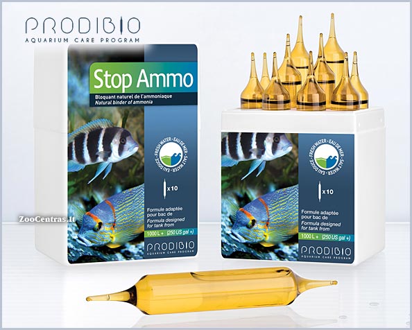Prodibio - Stop Ammo Pro, Amonio neutralizatorius 10 ampulių