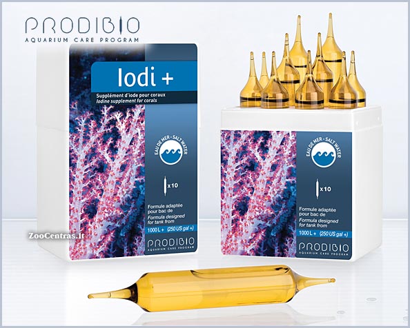 Prodibio - Iodi+ Pro, Jodo papildas koralams 10 ampulių