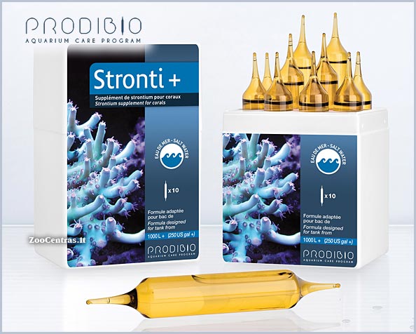 Prodibio - Stronti+ Pro, Stroncio papildas koralams 10 ampulių
