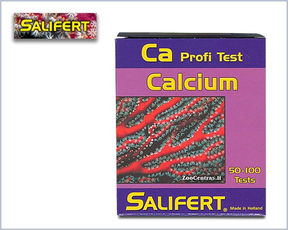 Salifert - Ca (Kalcio), Vandens testas