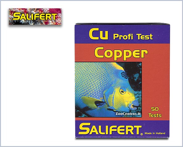 Salifert - Cu (Vario), Vandens testas