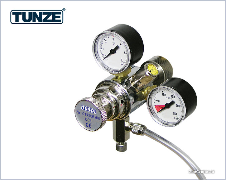Tunze - 7077/3, CO2 reduktorius su adatiniu vožtuvu